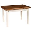 Biscottini Tavolo da Pranzo allungabile 120x80x80 cm Made in Italy - Tavolo da Pranzo allungabile in Legno massello di Tiglio - Tavolo da Pranzo allungabile Rustico - Tavolo da Cucina e bistrot