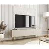 3E 3xE living.com Mobile TV di colore Beige con gambe Oro, P: L: 175 cm, A: cm, P: 32 cm