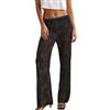 Générique Pantaloncini da bagno di grandi dimensioni, pantaloni casual in pizzo da donna, eleganti, traforati, comodi ed elastici, ideali per tutti i giorni, vacanze, spiaggia, serate e jeans con fianchi larghi