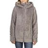 DENIMFY DFMila - Giacca in pile da donna con cappuccio, giacca invernale per le mezze stagioni, colore grigio, nero, antracite, S, M, L, XL, XXL, Grigio asfalto (63303), L