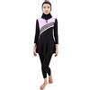 Musuly Burkini Costume da Bagno con Velo (46)