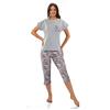 sesto senso Pigiama da Donna Impostato Corta Manica 3/4 Pantaloni con Tasca Camo Cotone in Due Parti Pijama XXL Zosia Moro