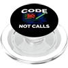Software Engineer Remote Work Apparel Programmer Code Not Calls Introvert Developer PopSockets PopGrip per MagSafe