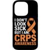 Cprs Warrior Gifts for Women and Men Custodia per iPhone 14 Pro Cprs Awareness Month Orange Novembre Cprs