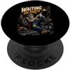 Waiting On Parts Funny Car Mechanic Humo Waiting On Parts - Scheletro divertente vita di meccanico PopSockets PopGrip Adesivo