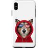 Irish Wolfhound Puppy Lover PS Custodia per iPhone XS Max Patriot Irish Wolfhound Closeup - Occhiali da sole con bandiera USA