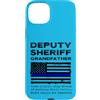 Funny Smart Deputy Sheriff Gift Ideas Custodia per iPhone 15 Plus Orgoglioso vice sceriffo nonno nonno nonno nipote