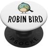 Robin Bird Outfit Incredibile look uccello per gli amanti delle piume e delle ali PopSockets PopGrip Adesivo