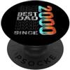 Kattos - Daddy Best Dad Since 2000 per il miglior papà del mondo festa del papà PopSockets PopGrip Adesivo