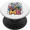 Happy Birthday To me koala Design per feste con koala, per bambini e adulti PopSockets PopGrip Adesivo