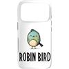 Robin Bird Outfit Custodia per iPhone 17 Pro Incredibile look uccello per gli amanti delle piume e delle ali