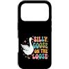 Funny Silly Goose Custodia per iPhone 17 Pro Oca stupida sul sciolto