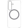 Samsung Clear Magnetic Case Cover Magnetica Trasparente compatibile con tecnologia Magnetic Power Profile per Samsung Galaxy S25