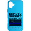 Funny Smart Deputy Sheriff Gift Ideas Custodia per iPhone 16 Plus Orgoglioso vice sceriffo nonno nonno nonno nipote