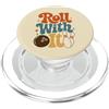 Pin Alley Vibes Divertente Bowling Retro Citazione Umorismo PopSockets PopGrip per MagSafe