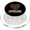 Software Developer Coding Humor Apparel Software Engineer Commit Code Not Memories PopSockets PopGrip per MagSafe