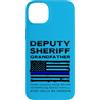 Funny Smart Deputy Sheriff Gift Ideas Custodia per iPhone 14 Plus Orgoglioso vice sceriffo nonno nonno nonno nipote