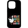 Funny Silly Goose Custodia per iPhone 15 Pro Oca stupida sul sciolto