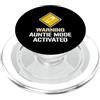 Auntie Pregnancy Corner Avviso di gravidanza Modalità zia attivata PopSockets PopGrip per MagSafe