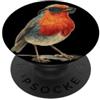 Robin Bird Outfit Simpatico pettirosso per gli amanti delle ali e degli uccelli PopSockets PopGrip Adesivo
