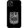 Norse Mythology Viking Skadi Winter Godd Custodia per iPhone 11 Pro Max Skadi Huntress Of Winter Dea vichinga norrena