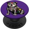 Halloween Cute Cinco De Mayo Day Of The Bulldog inglese messicano teschio di zucchero Calavera Messico Party PopSockets PopGrip Adesivo