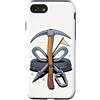 Mountain Climbing Climber Gifts Custodia per iPhone SE (2020) / 7/8 Ice Axe Crampons Gear Mountaineering Climber Alpine
