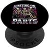 Waiting On Parts Funny Car Mechanic Humo Bootleg Aspettando Parti Divertente Scheletro Vita di Meccanico PopSockets PopGrip Adesivo