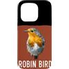 Robin Bird Outfit Custodia per iPhone 15 Pro Incredibile costume da uccello per gli amanti dei pettirossi