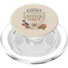 Aida Charm Studio Funny Count Twice Stitch Once Needlework PopSockets PopGrip per MagSafe