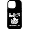 Rock Collector Funny Geologist Custodia per iPhone 15 Pro Max Funny Of Quartz I Do Rock Collector Geology Pun