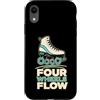Jimbeels Custodia per iPhone XR Four Wheels Flow Pattini Quad
