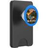 Kauai Hawaii Beach Vulcan Paradise Kauai Hawaii Paesaggio Beach Island Art PopSockets PopWallet per MagSafe
