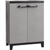 TOOMAX - Armadio Basso Prime Antracite Scuro/Grigio Tortora h88x66x40 cm