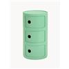 Kartell Mobile contenitore di design con 3 cassetti Componibili, alt. 59 cm