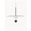 New Works Lampada a sospensione grande a LED fatta a mano con luce regolabile Kantarell - Nero