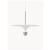 New Works Lampada a sospensione grande a LED fatta a mano con luce regolabile Kantarell - Bianco