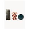SERAX Set di 3 candelabri in gres fatti a mano Les Objets Mouleversants - Colorato