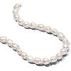 PANDORA Essence Collane placcate in oro 14k con perle coltivate d'acqua dolce trattate bianche, 45