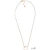 Skagen Kariana SKJB1018SET - Set da donna con collana e orecchini in acciaio inox oro rosa, Taglia unica, Acciaio inossidabile, Nessuna pietra preziosa