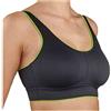 SELENE Reggiseno senza ferretto Gina Nero/Verde V C (FR 100C)