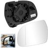 QWORK® Specchietto retrovisore di ricambio riscaldato asferico compatibile con Audi A3 2010-2013, A4L 2013-2016, A5 2010-2016 - Sinistro, 8K0857535F