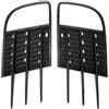 LWQTRSF Cornice Compatibile Con Per Golf Per GTI Per GTD MK6 2009 2010 2011 2012 2013 Paraurti Anteriore A Nido D'ape Griglia Laterale OEM:5K0853666C 5K0853665C