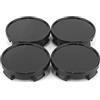 RhinoTuning 4 pezzi copricerchi per Dodge Toyota Rays Lexus coprimozzo OD 63mm ID 59mm, nero coprimozzo per 2006-2016 Aveo Impala RAM Compass Rad, 52110398AA 8840 coprimozzo