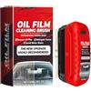 GNAUMORE Pulitore di film di olio per finestre,Rimozione Pellicola di Olio in Vetro,Automotive Oil Film Cleaning Brush