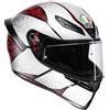 AGV K1 S Speedarmor Casco, nero/grigio/rosso, XL (61/62)