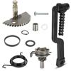 BTIUGYI Kit albero di avviamento, pignone/driver, molla e kickstarter scooter, processo di zincatura, parti di moto, non ossidato, leggero, per scooter GY6 50CC 60CC 80CC