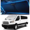 Magnelex Tendina parasole per parabrezza per Ford Transit 2015-2026 Wagon XL/XLT, Cargo, Connect Van XL, pieghevole, per parabrezza auto, copertura termica e anti-UV, accessori riflettenti