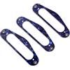 JEWEDECO 3pezzi Pickup Per Chitarra Elettrica Pickup Flat Per Single Coil Blu Accessori Per Musicisti e Luthiers