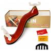 Ecotown Spalliera per Violino Regolabile in Legno Massello, Pieghevole, per Violino da 3/4 e 4/4 e Viola da 30,5 cm e 33 cm